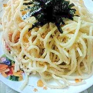 レンジで簡単タラコスパゲティ♪チンして混ぜるだけ♪